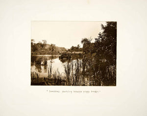 1887 Photogravure Pocantico River Sleepy Hollow Tarrytown NY USA Landscape LSH1