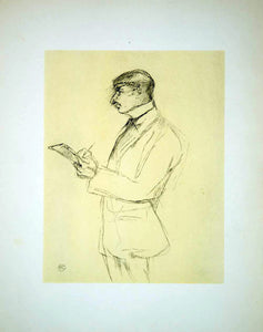1951 Lithograph Henri de Toulouse-Lautrec Monsieur Bougle en Casquette Portrait