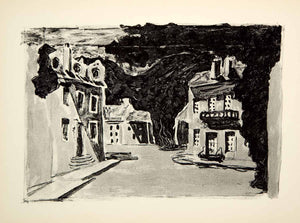 1943 Heliogravure Georges Braque Art Stage Design Les Facheux Moliere Play