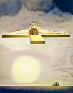1980 Lithograph Salvador Dali Crucifixion Cross Surrealism Art XXe Siecle Review