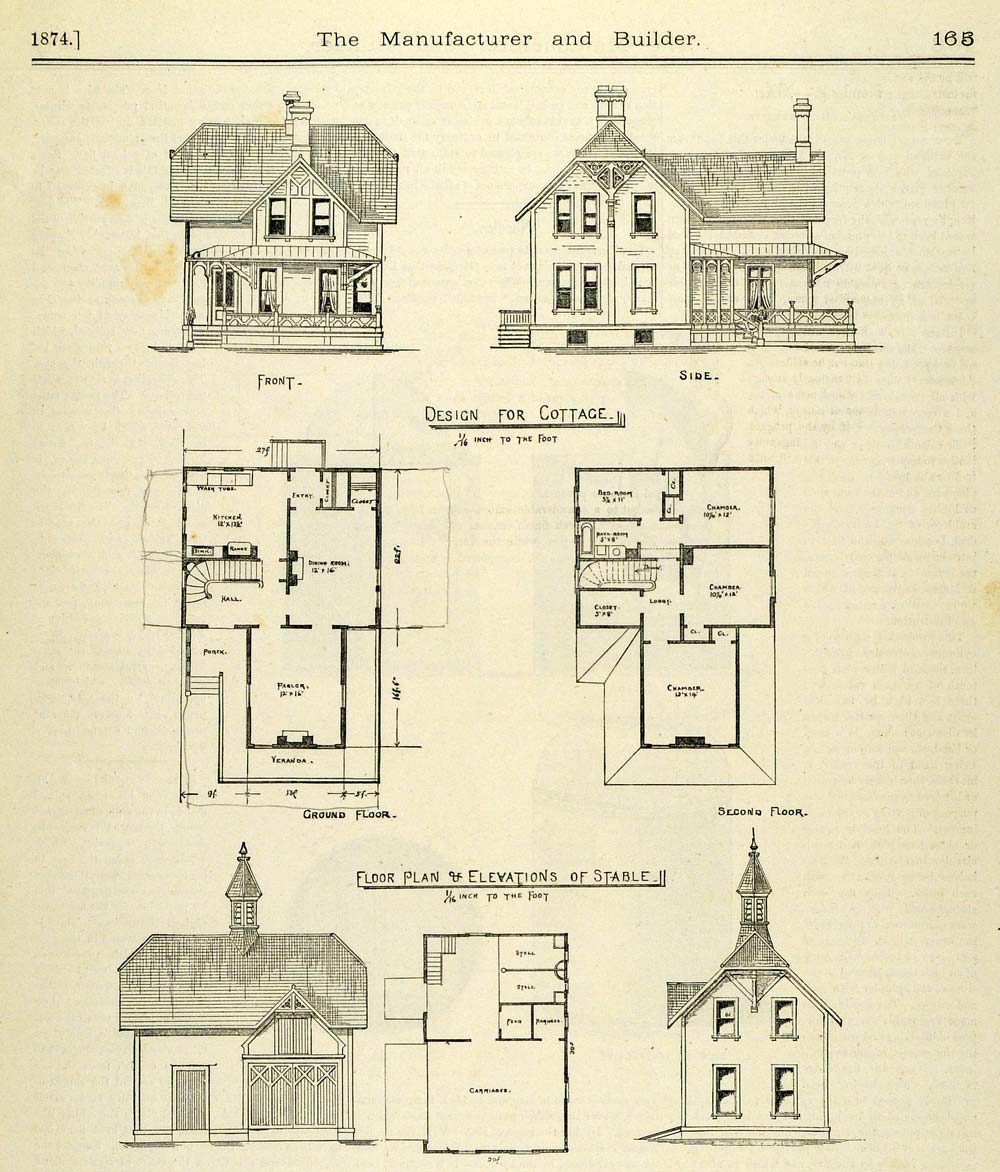 Original Victorian House Plans