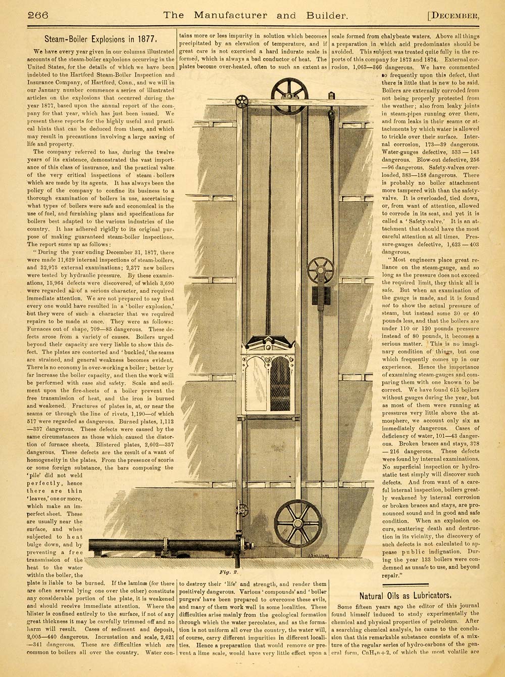 1878 Article Stebbins Hydraulic Elevators Burdon Iron Works Brooklyn NY MAB1