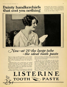 1927 Ad Lambert Pharmacal Co Listerine Tooth Paste Tube - ORIGINAL MCC2