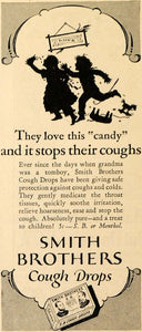 1927 Ad Smith Brothers Menthol Cough Drops for Children - ORIGINAL MCC2