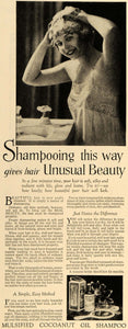 1928 Ad Watkin Mulsified Cocoanut Oil Shampoo Hair Care - ORIGINAL MCC2