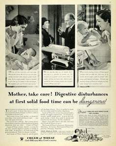 1934 Ad Cream of Wheat Baby Digestion Cereal Breakfast - ORIGINAL MCC4