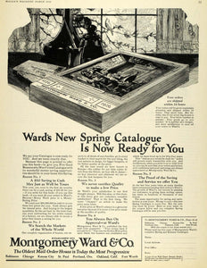 1926 Ad Montgomery Ward Fashion Clothing Catalogue - ORIGINAL ADVERTISING MCC4