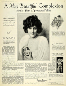 1926 Ad Madame Jeannette Pompeian Skin Beauty Cream - ORIGINAL ADVERTISING MCC4