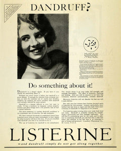 1926 Ad Listerine Dandruff Hair Care Lambert Pharmacal - ORIGINAL MCC4