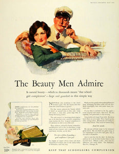 1927 Ad Palmolive - Peet Co Olive Oil Soap Complexion - ORIGINAL MCC4