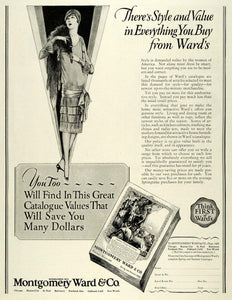 1928 Ad Montgomery Ward & Company Clothing Catalogue - ORIGINAL ADVERTISING MCC4