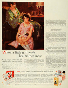 1928 Ad Childs Habits Breakfast Program Cream of Wheat - ORIGINAL MCC4