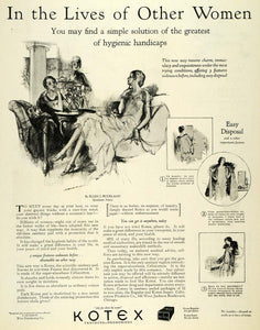 1926 Ad Kotex Sanitary Napkin Cellucotton Products Co - ORIGINAL MCC4