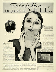 1930 Ad Desquamation Woodbury Face Soap Andrew Jergens - ORIGINAL MCC4