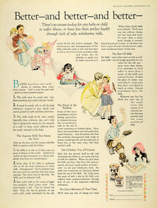 1930 Ad Pet Milk Co Infant Dairy Lucile Patterson Marsh - ORIGINAL MCC4