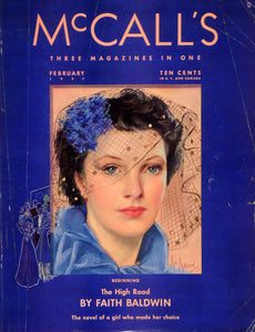 1937 Cover McCall's Neysa Moran Mc Mein Woman Fashion - ORIGINAL MCC5