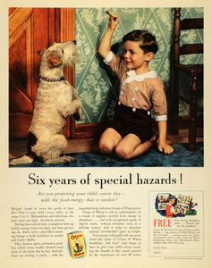 1935 Ad Special Hazards Cream of Wheat Breakfast Cereal - ORIGINAL MCC5