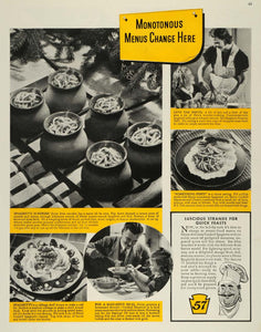 1937 Ad Heinz Spaghetti Cooked Macaroni Cheese Can Meal - ORIGINAL MCC5