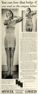 1937 Ad Anne Spencer Corset Company Inc GIrl Accessory - ORIGINAL MCC5