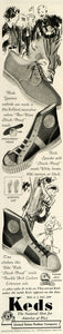 1937 Ad Keds Shoes Yeoman Oxfords Flex-Weve Shock-Proof - ORIGINAL MCC5