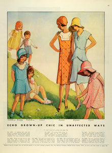 1931 Print Easter Children Teen McCalls Fashion Patterns Clothing MCC5