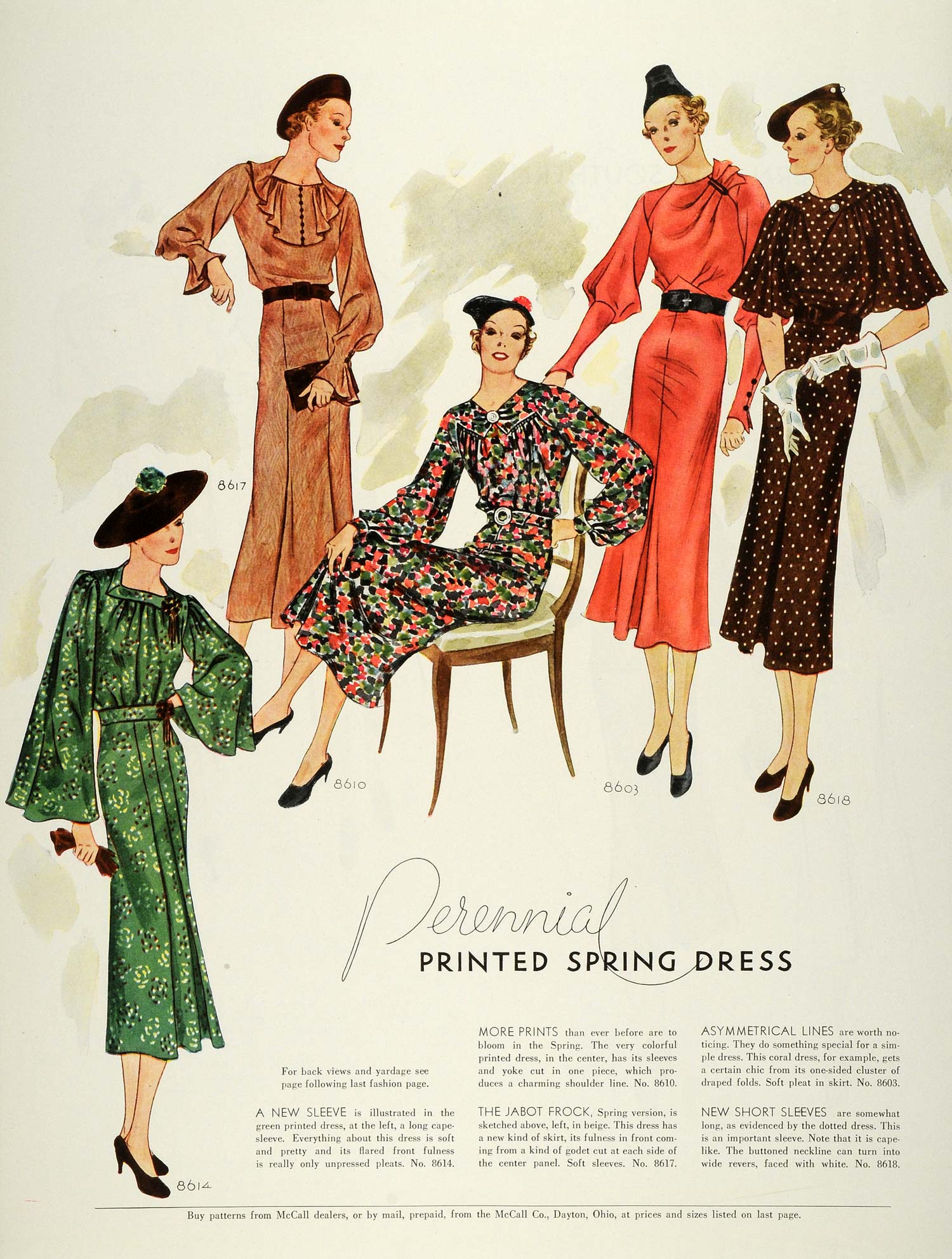1936 Print McCalls Dressmaker Patterns Women Children North South Spri – Period Paper Historic Art LLC 1936-print-mccalls-dressmaker-patterns-women-children-north-south-spri-period-paper-historic-art-llc