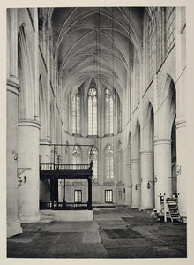 1937 Interior Agios Nikolaos Cathedral Famagusta Cyprus - ORIGINAL MD1