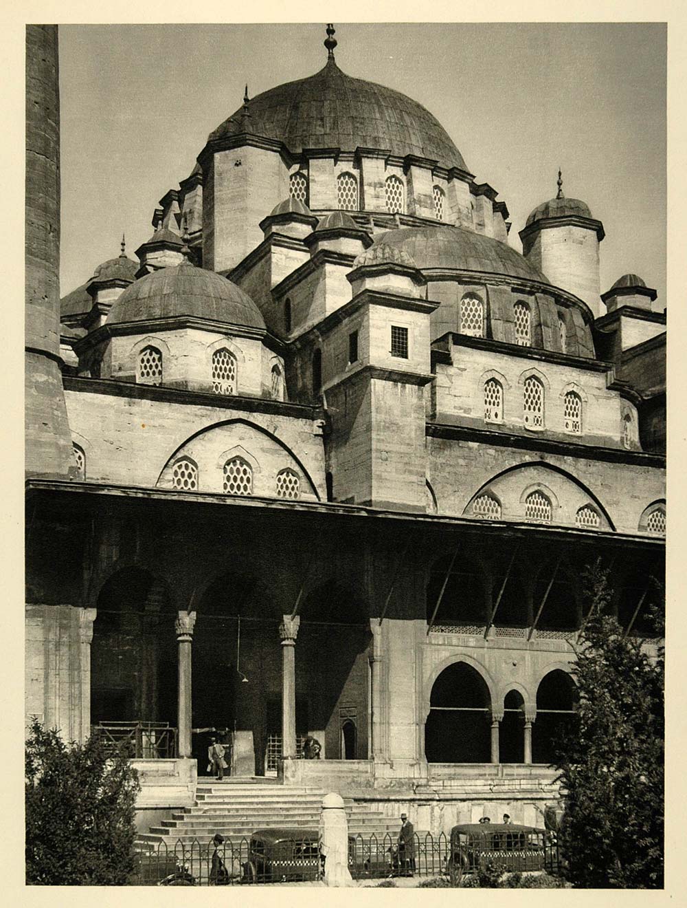 1937 Yeni Valide Mosque Istanbul Photogravure Hurlimann - ORIGINAL MD2