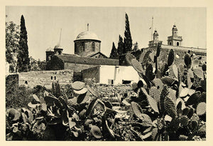 1937 Cana Israel Kafr Kanna Hurlimann Cactus Church - ORIGINAL PHOTOGRAVURE MD2