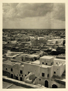1937 Rooftops Houses Kairouan Tunisia Photogravure - ORIGINAL PHOTOGRAVURE MD2