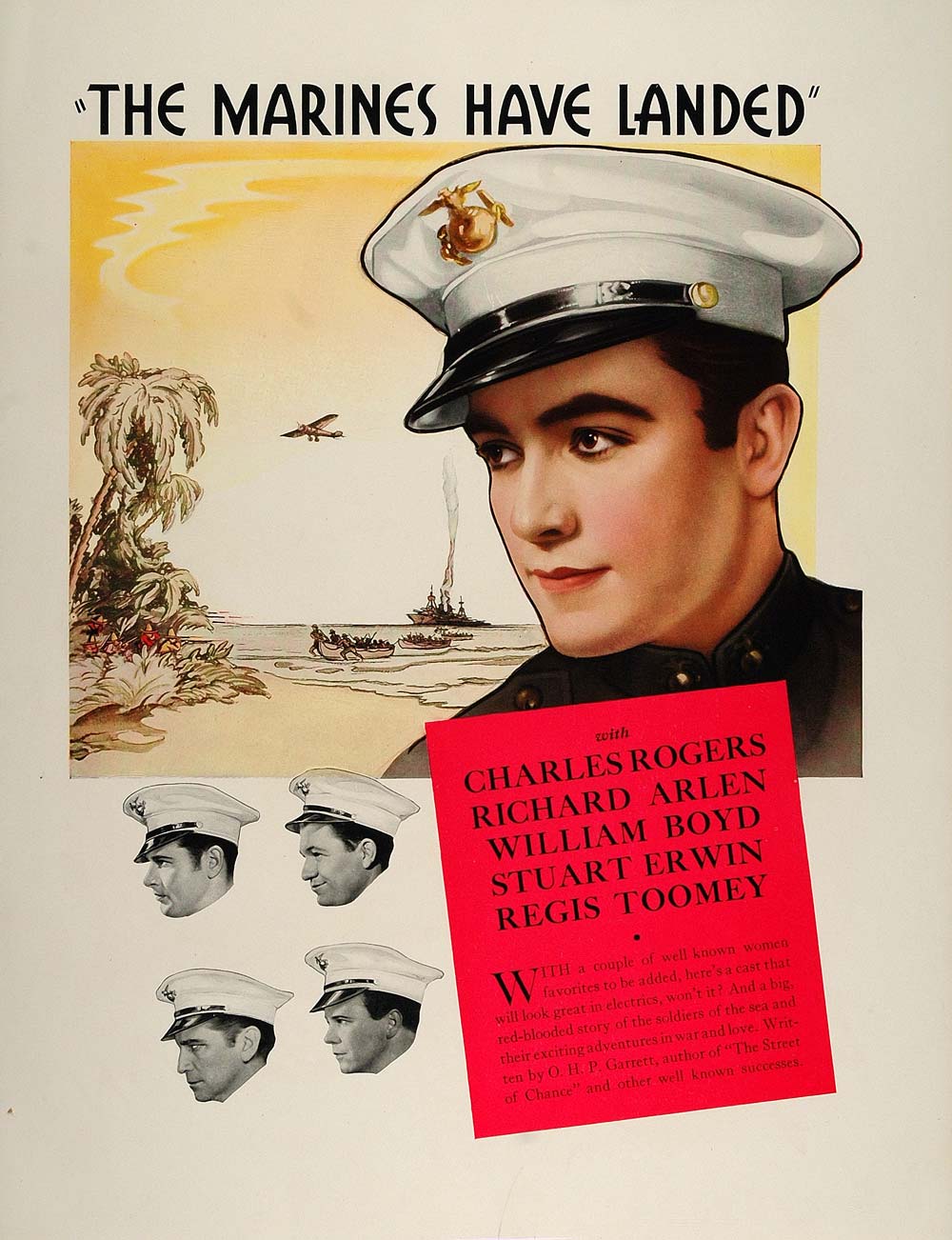 1931 Ad Marines Have Landed Paramount Movie O. Garrett - ORIGINAL MGM3