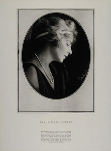 1920 Print Portrait Mrs. Gifford Cochran Newport NYC - ORIGINAL HISTORIC MIX4