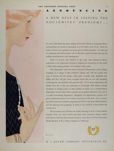 1930 Ad Heinz 57 Home Economics Dept. Josephine Gibson - ORIGINAL MIX6