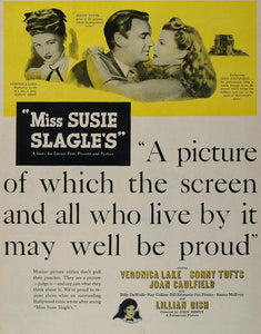1946 Movie Ad Miss Susie Slagle Lillian Gish Paramount - ORIGINAL MOVIE2