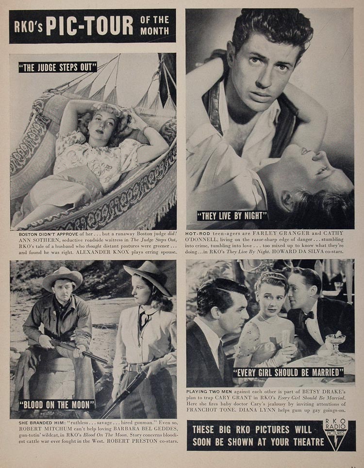 1948 RKO Movie Ads Cary Grant Ann Sothern Granger - ORIGINAL ADVERTISING MOVIE2