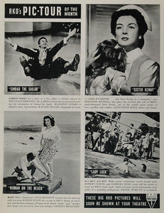 1946 RKO Movie Ads Sinbad Douglas Fairbanks Jr. Bennett - ORIGINAL MOVIE2
