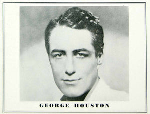 1936 Ad George Houston Movie Actor B-Westerns Cowboy Hollywood Booking MOVIE3