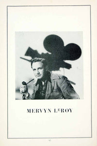 1958 Ad Mervyn LeRoy Movie Director Producer Hollywood Vintage Camera MOVIE4