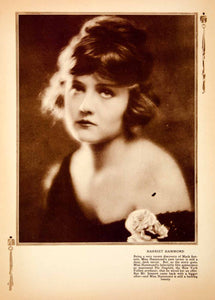 1919 Rotogravure Harriet Hammond Portrait Bathing Beauty Actress Film Movie MPC1