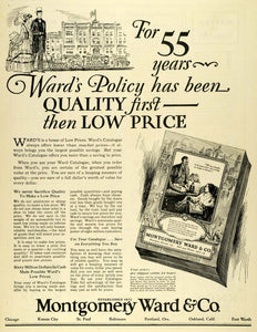 1927 Ad Montgomery Ward Co Ward's Catalogue Merchant Retailer Department MPR1