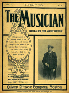 1904 Cover Musician German Composer Richard Strauss - ORIGINAL MUS1