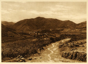 1925 San Bartolito Mexico Hugo Brehme Photogravure NICE - ORIGINAL MX1