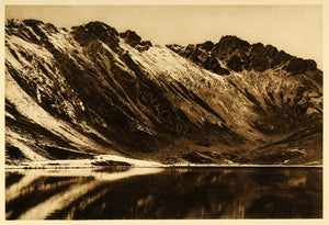 1925 Nevado de Toluca Mexico Hugo Brehme Photogravure - ORIGINAL MX1