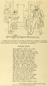1893 Ad Procter & Gamble Elizabeth Strong Baker Malden Ivory Soap Second MX7