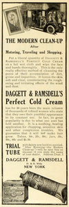 1910 Ad Daggett Ramsdell Perfect Cold Cream Moisturizer Skin Care Beauty MX7