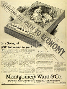 1925 Ad Montgomery Ward Chicago Household Product Catalogue Clothing Home MX7