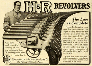 1909 Ad Harrington Richardson Arms HR Revolvers Handguns Personal Protection MX7