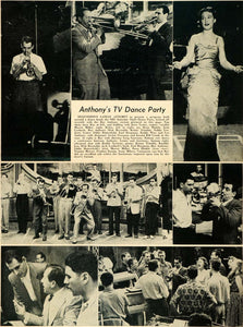 1952 Music Print Saturday Dance Party Show Ray Anthony ORIGINAL HISTORIC MZ1