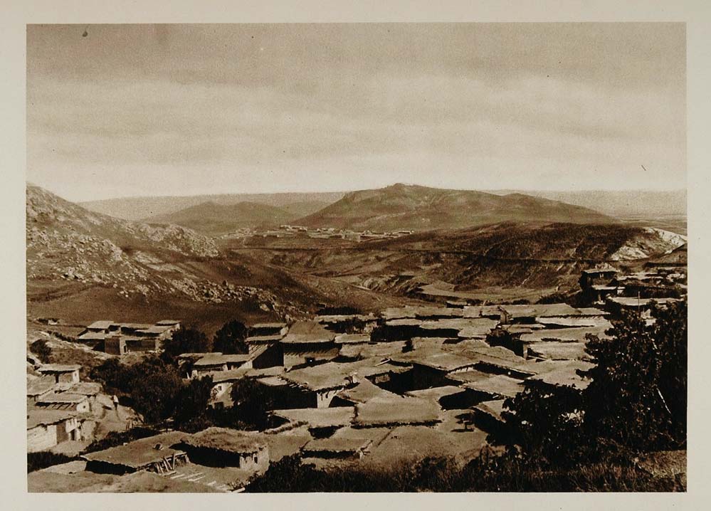 1924 Ain Leuh Atlas Mountains Morocco Photogravure NICE - ORIGINAL NAF1