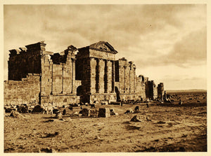 1924 Ruin Roman Temple Sbeitla Tunisia Lehnert Landrock - ORIGINAL NAF2
